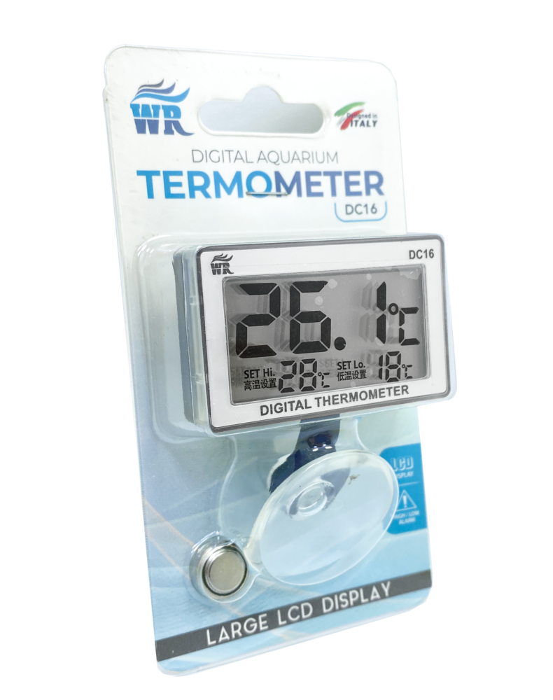 Whimar DC16 - Termometro Digitale Interno con Display LCD e Allarme  Temperatura