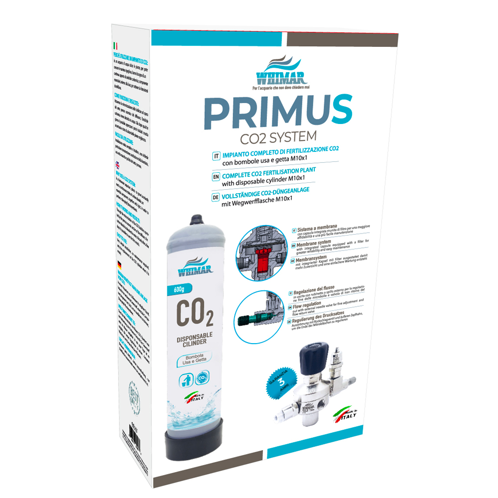 Whimar Impianto CO2 modello Primus 600gr Complete Plus